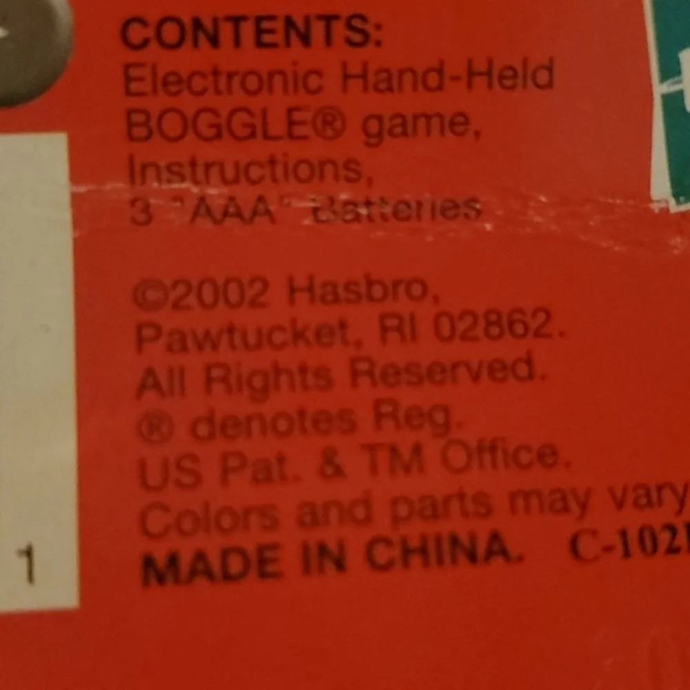 Boggle handheld game 2002‎ new in package and working